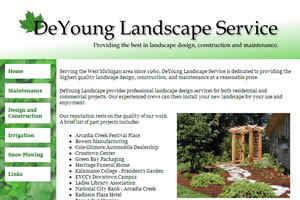 Click to visit DeYoung Landscape Service